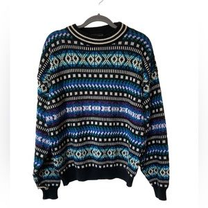 Vintage Botany 500 Colorful Sweater Size L
